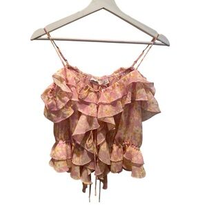 Elodie Pink Floral Top